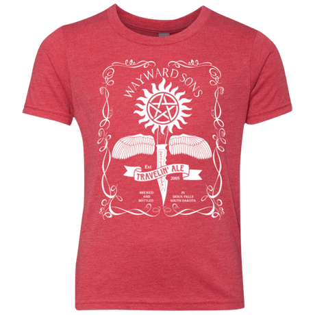 T-Shirts Vintage Red / YXS Supernatural 3 Youth Triblend T-Shirt