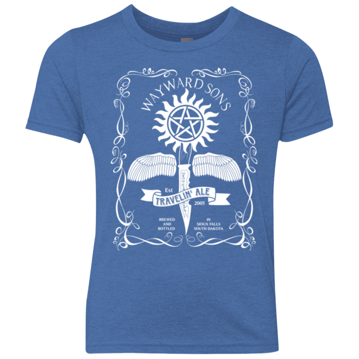 T-Shirts Vintage Royal / YXS Supernatural 3 Youth Triblend T-Shirt