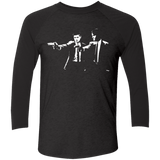 T-Shirts Vintage Black/Vintage Black / X-Small Supernatural fiction Men's Triblend 3/4 Sleeve