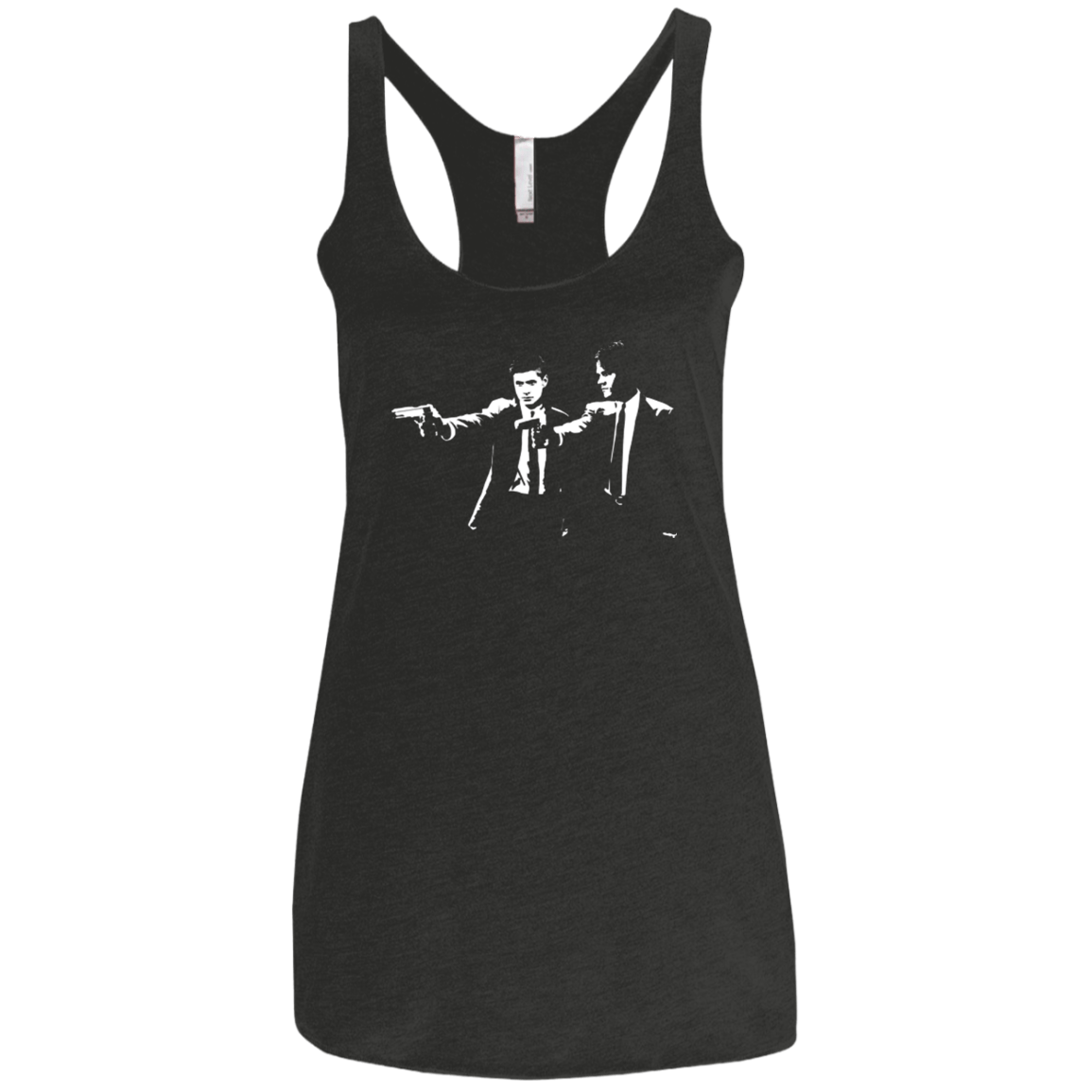 T-Shirts Vintage Black / X-Small Supernatural fiction Women's Triblend Racerback Tank