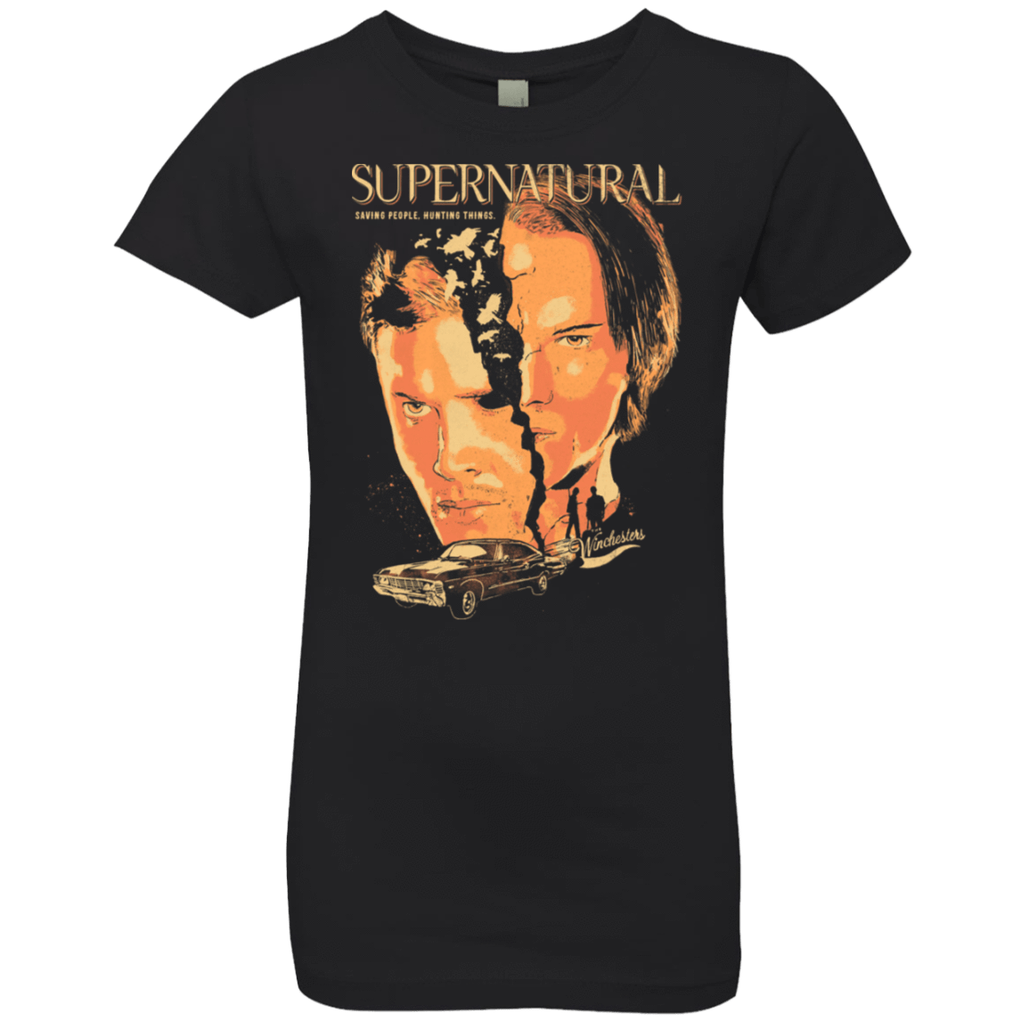 T-Shirts Black / YXS Supernatural Girls Premium T-Shirt
