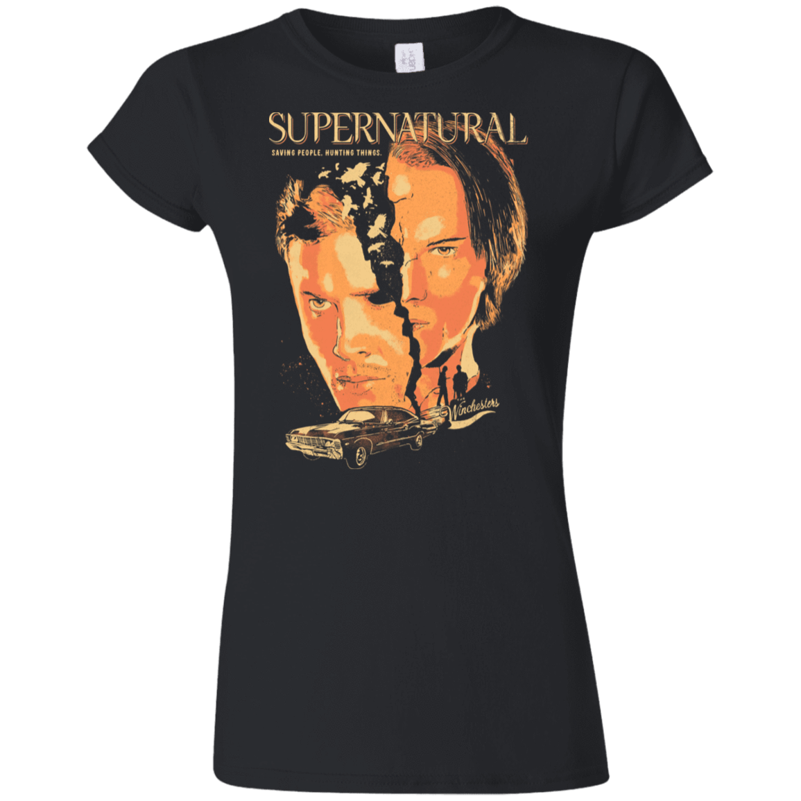 T-Shirts Black / S Supernatural Junior Slimmer-Fit T-Shirt