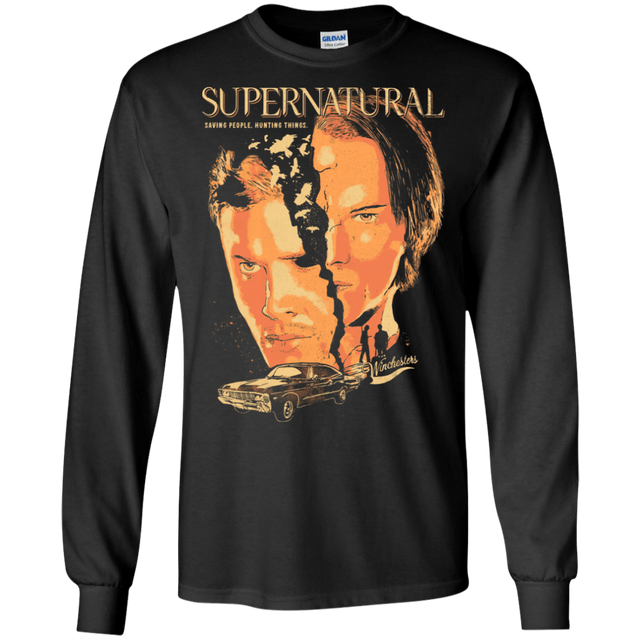 T-Shirts Black / S Supernatural Men's Long Sleeve T-Shirt