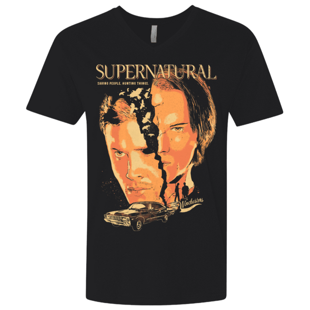 T-Shirts Black / X-Small Supernatural Men's Premium V-Neck