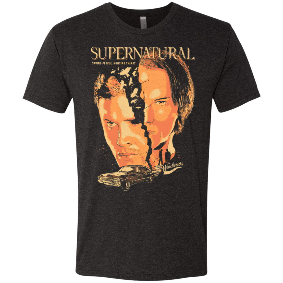 T-Shirts Vintage Black / S Supernatural Men's Triblend T-Shirt