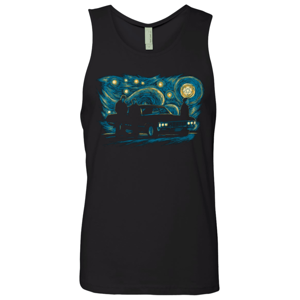 T-Shirts Black / Small Supernatural Night Men's Premium Tank Top