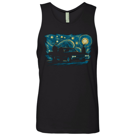 T-Shirts Black / Small Supernatural Night Men's Premium Tank Top