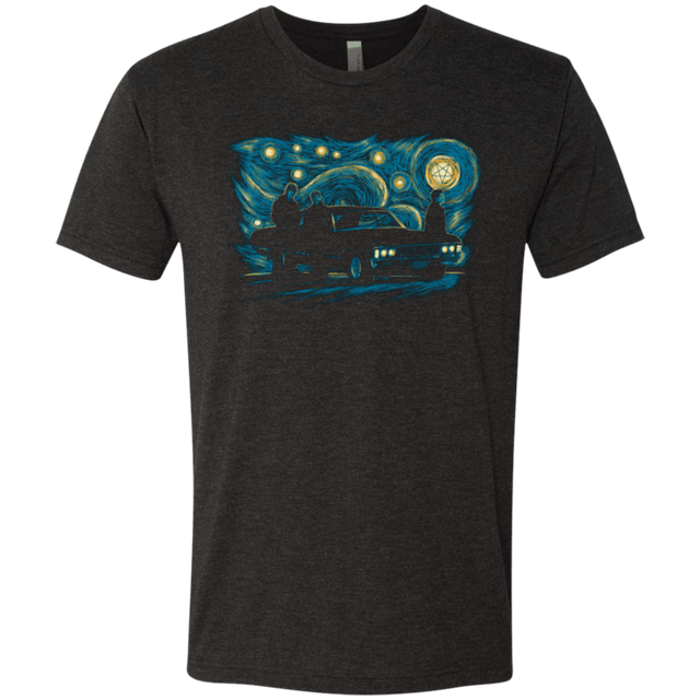 T-Shirts Vintage Black / Small Supernatural Night Men's Triblend T-Shirt