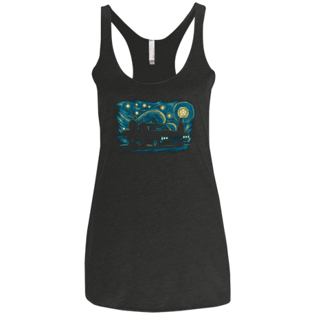 T-Shirts Vintage Black / X-Small Supernatural Night Women's Triblend Racerback Tank