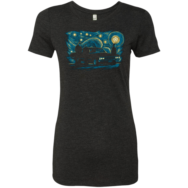 T-Shirts Vintage Black / Small Supernatural Night Women's Triblend T-Shirt