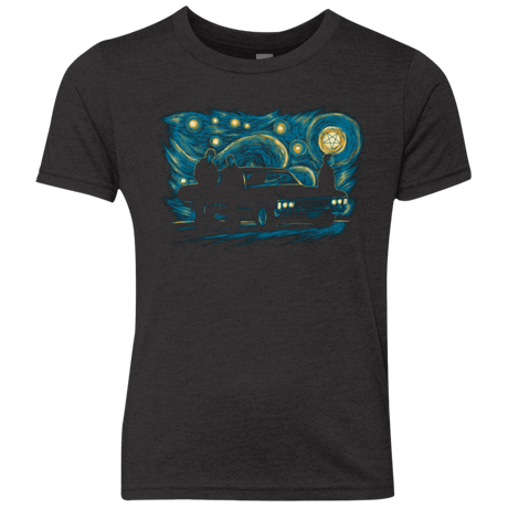 T-Shirts Vintage Black / YXS Supernatural Night Youth Triblend T-Shirt