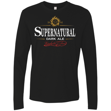 T-Shirts Black / Small Supernatural Stout Men's Premium Long Sleeve