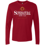 T-Shirts Cardinal / Small Supernatural Stout Men's Premium Long Sleeve