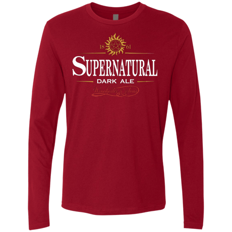 T-Shirts Cardinal / Small Supernatural Stout Men's Premium Long Sleeve