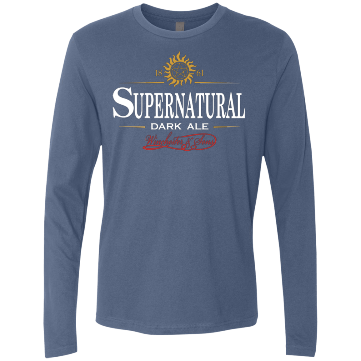 T-Shirts Indigo / Small Supernatural Stout Men's Premium Long Sleeve