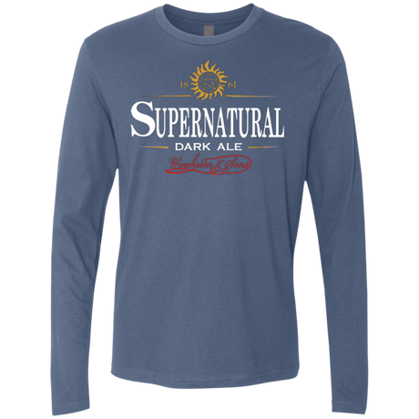 T-Shirts Indigo / Small Supernatural Stout Men's Premium Long Sleeve