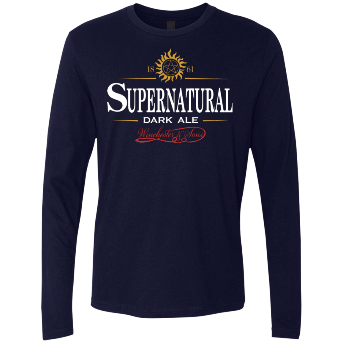 T-Shirts Midnight Navy / Small Supernatural Stout Men's Premium Long Sleeve