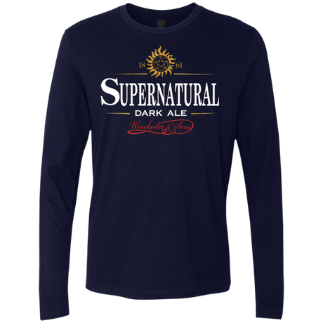 T-Shirts Midnight Navy / Small Supernatural Stout Men's Premium Long Sleeve