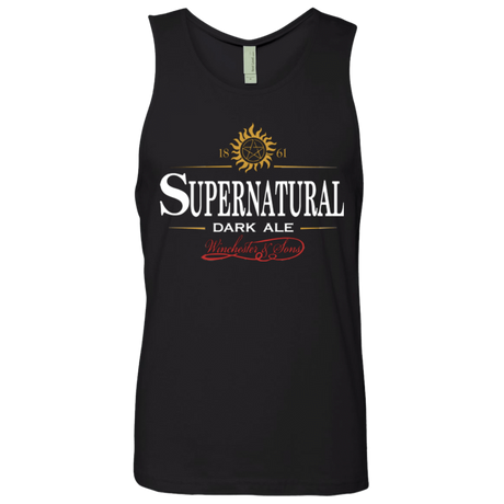 T-Shirts Black / Small Supernatural Stout Men's Premium Tank Top