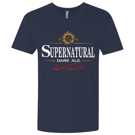 T-Shirts Midnight Navy / X-Small Supernatural Stout Men's Premium V-Neck