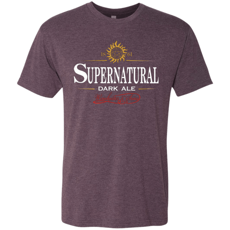 T-Shirts Vintage Purple / Small Supernatural Stout Men's Triblend T-Shirt