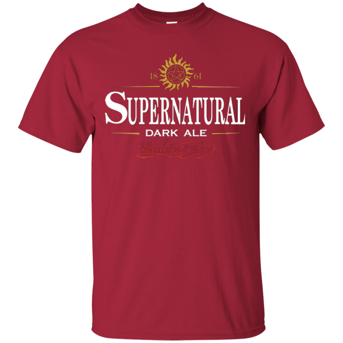 T-Shirts Cardinal / Small Supernatural Stout T-Shirt