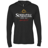 T-Shirts Vintage Black / X-Small Supernatural Stout Triblend Long Sleeve Hoodie Tee