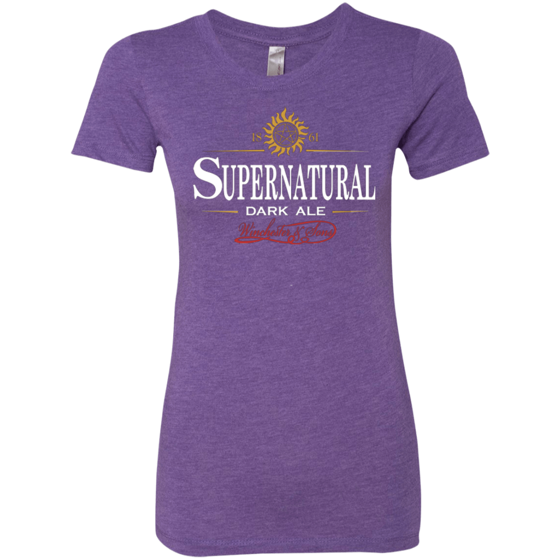 T-Shirts Purple Rush / Small Supernatural Stout Women's Triblend T-Shirt