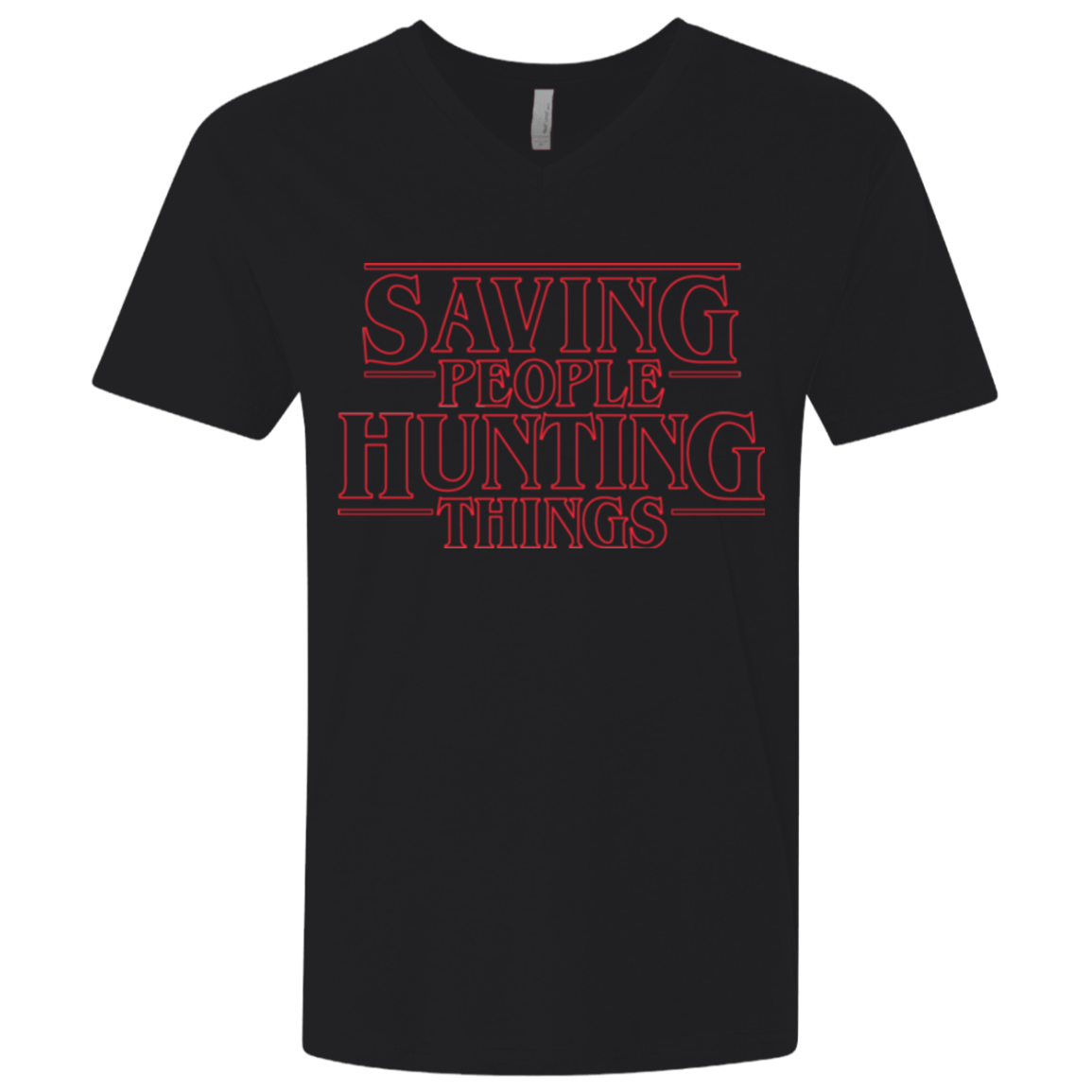 T-Shirts Black / X-Small Supernatural Things Men's Premium V-Neck