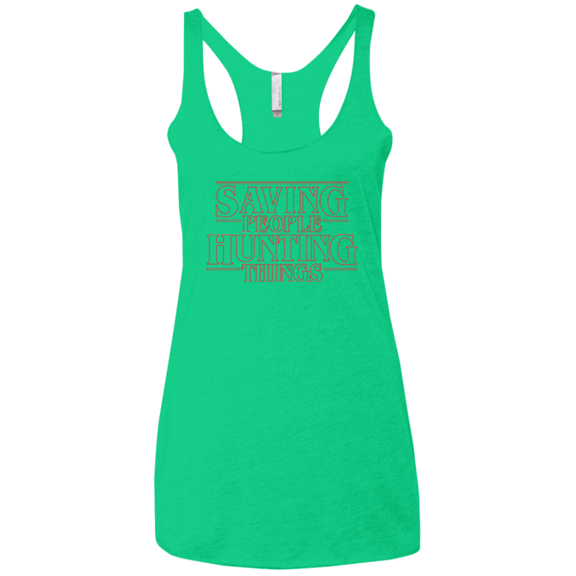 T-Shirts Envy / X-Small Supernatural Things Women's Triblend Racerback Tank