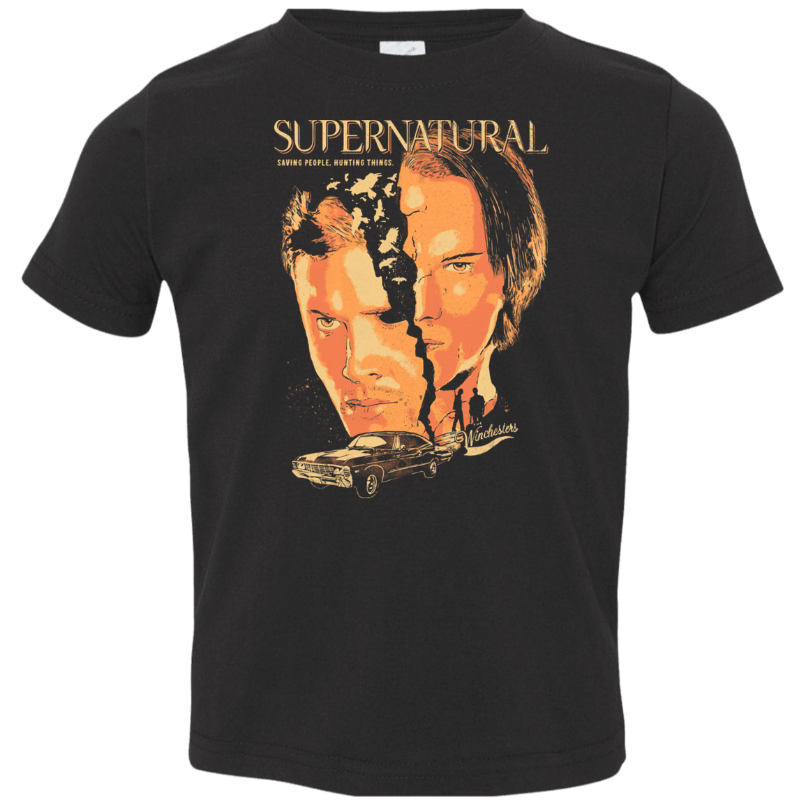 T-Shirts Black / 2T Supernatural Toddler Premium T-Shirt