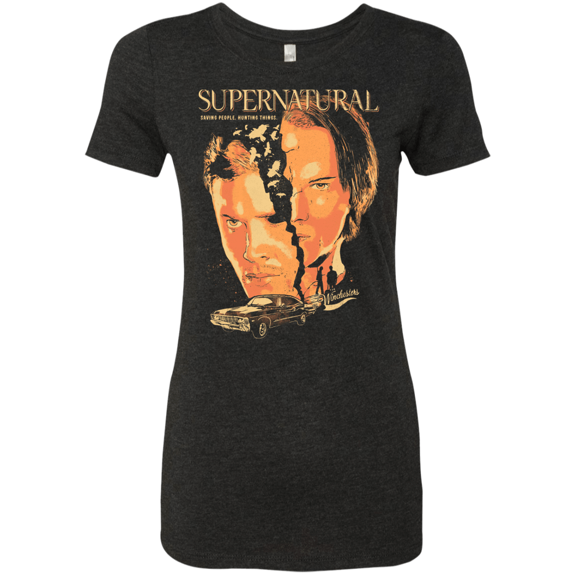 T-Shirts Vintage Black / S Supernatural Women's Triblend T-Shirt
