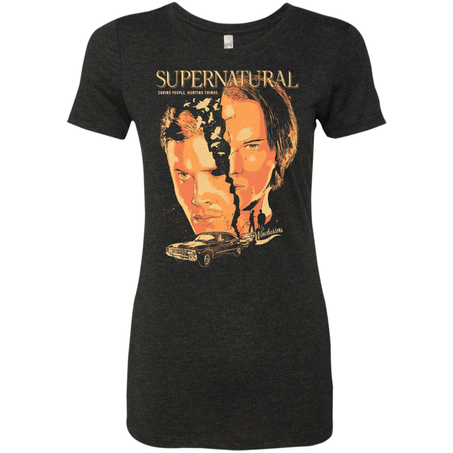 T-Shirts Vintage Black / S Supernatural Women's Triblend T-Shirt