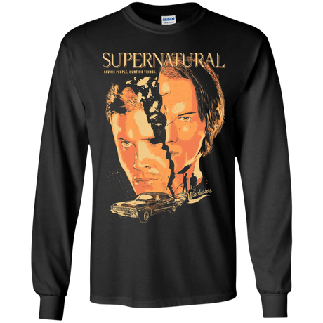 T-Shirts Black / YS Supernatural Youth Long Sleeve T-Shirt