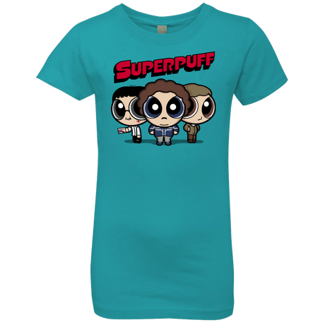 T-Shirts Tahiti Blue / YXS Superpuff Girls Premium T-Shirt