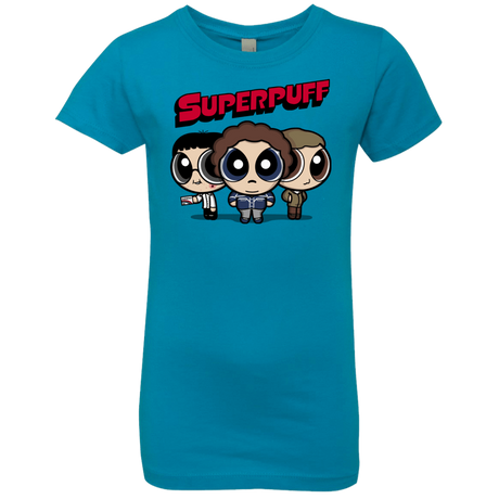 T-Shirts Turquoise / YXS Superpuff Girls Premium T-Shirt