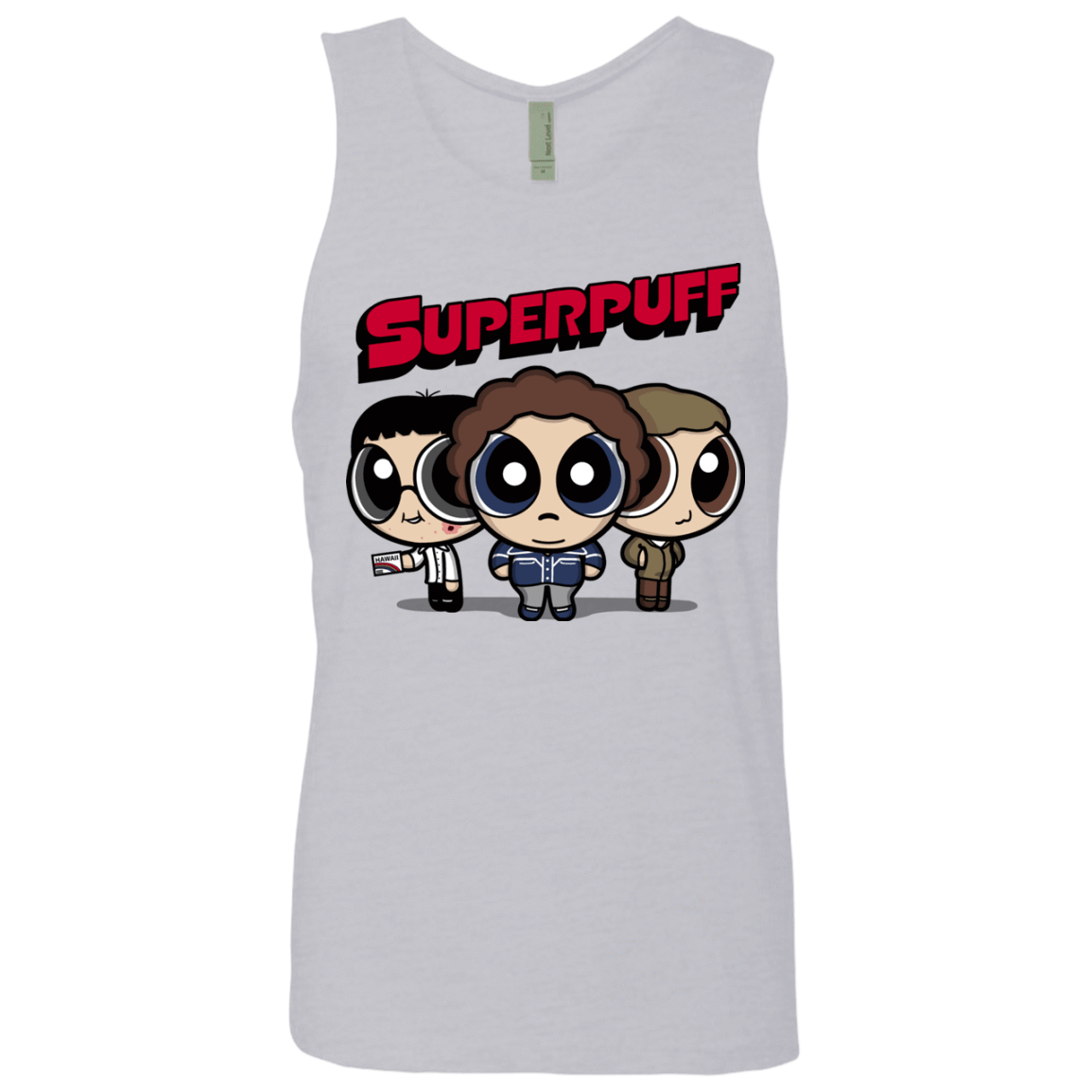 T-Shirts Heather Grey / S Superpuff Men's Premium Tank Top