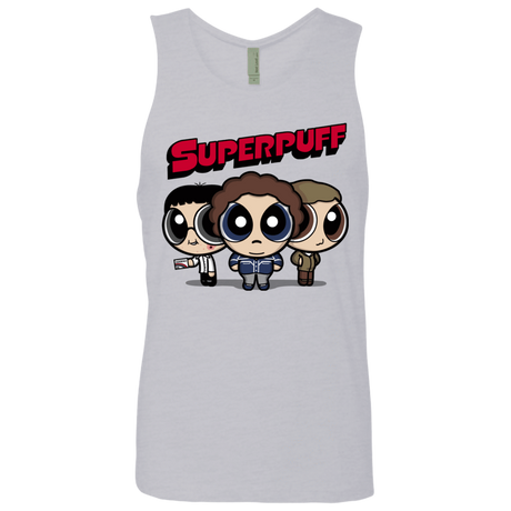 T-Shirts Heather Grey / S Superpuff Men's Premium Tank Top