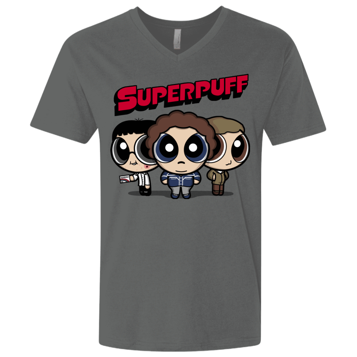 T-Shirts Heavy Metal / X-Small Superpuff Men's Premium V-Neck