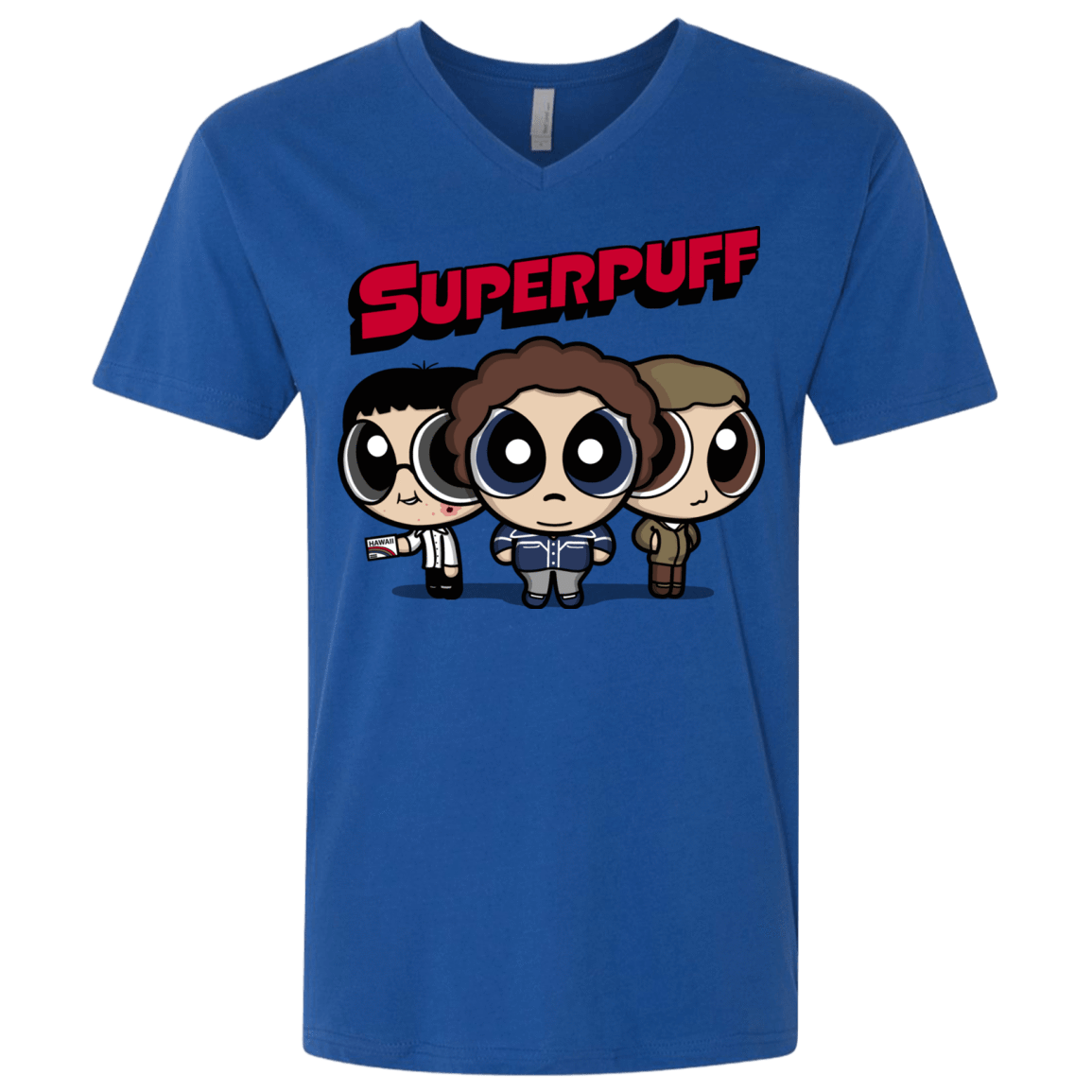 T-Shirts Royal / X-Small Superpuff Men's Premium V-Neck