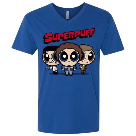 T-Shirts Royal / X-Small Superpuff Men's Premium V-Neck