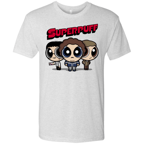 T-Shirts Heather White / S Superpuff Men's Triblend T-Shirt