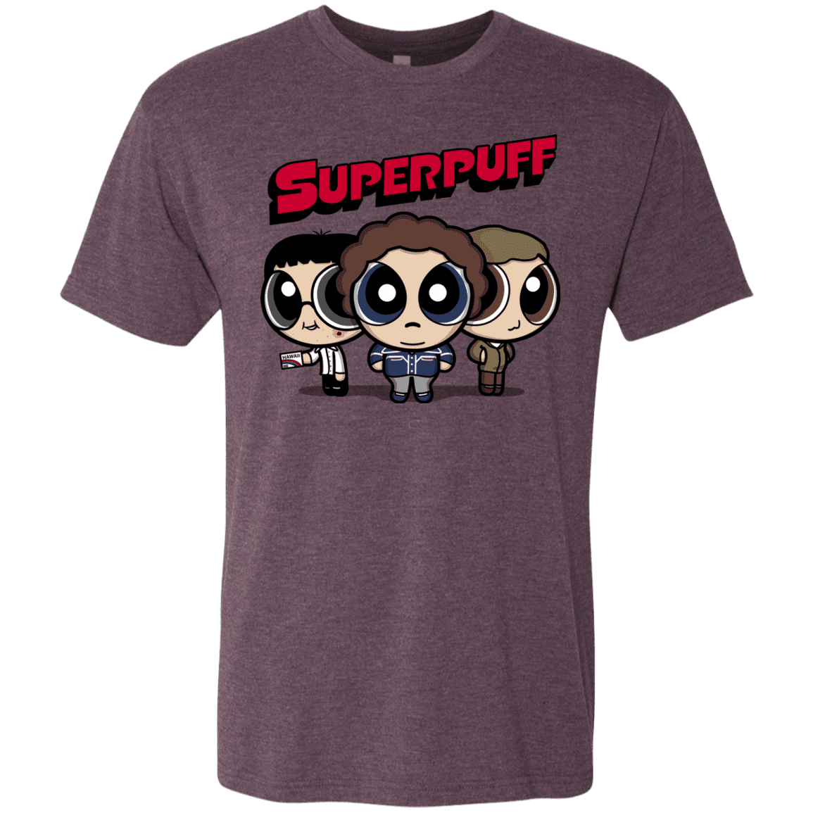T-Shirts Vintage Purple / S Superpuff Men's Triblend T-Shirt