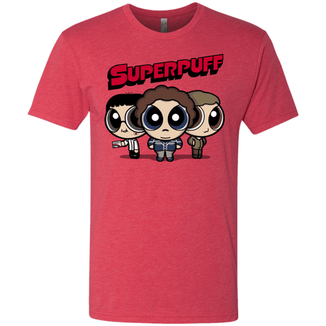T-Shirts Vintage Red / S Superpuff Men's Triblend T-Shirt