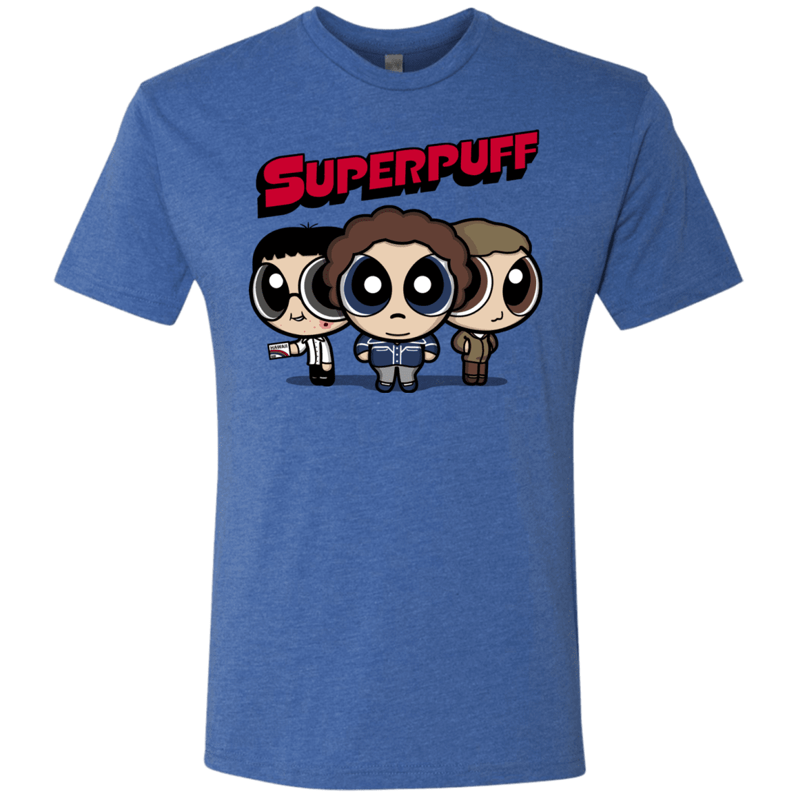 T-Shirts Vintage Royal / S Superpuff Men's Triblend T-Shirt