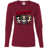 T-Shirts Cardinal / S Superpuff Women's Long Sleeve T-Shirt