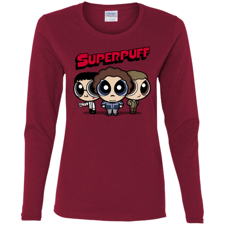 T-Shirts Cardinal / S Superpuff Women's Long Sleeve T-Shirt