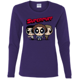 T-Shirts Purple / S Superpuff Women's Long Sleeve T-Shirt
