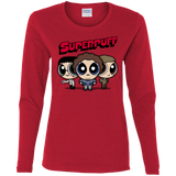 T-Shirts Red / S Superpuff Women's Long Sleeve T-Shirt