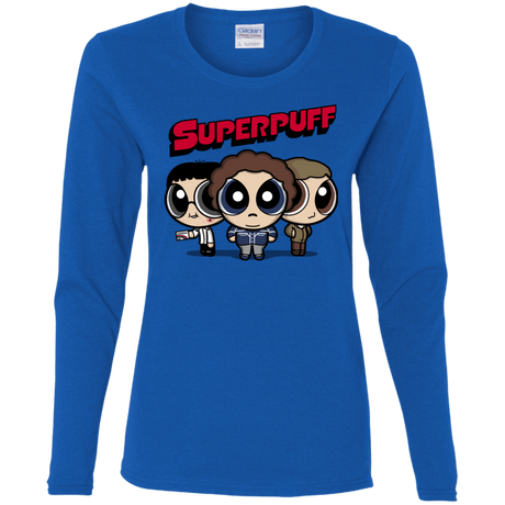T-Shirts Royal / S Superpuff Women's Long Sleeve T-Shirt